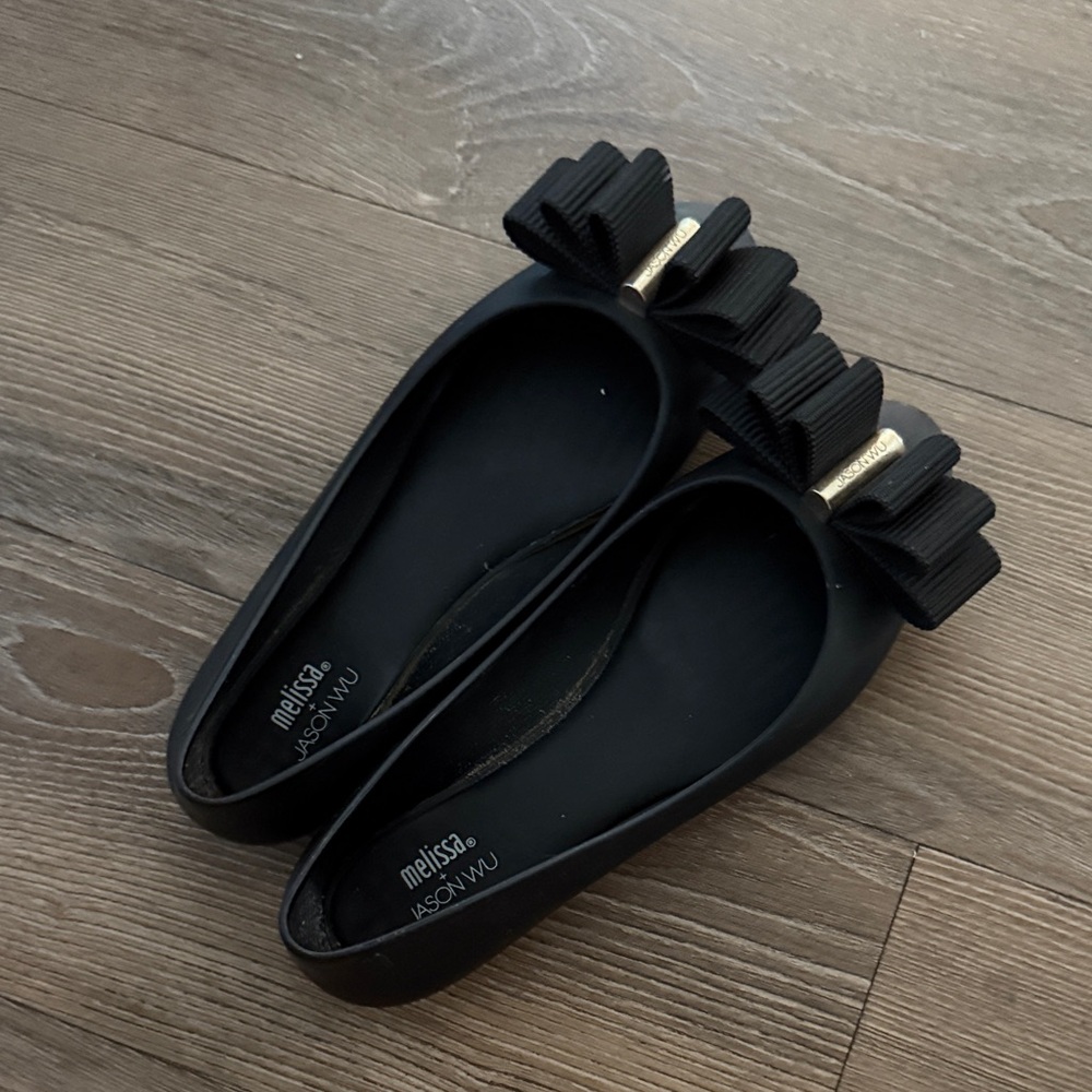 Melissa x jason wu bow ballet flats